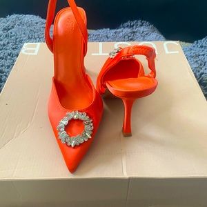 ASOS Poppy embellished slingback heel Size 9